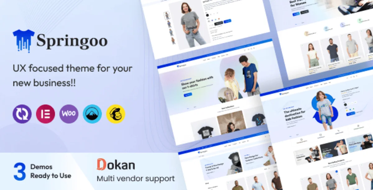 Springoo - Fashion & T-shirt WooCommerce WordPress Theme