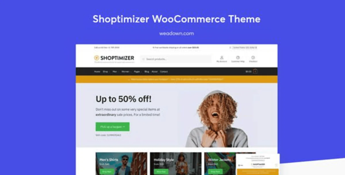 Shoptimizer – The Fastest WooCommerce Theme