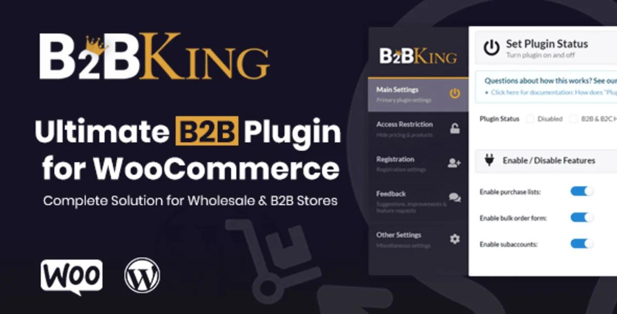 B2BKing - Ultimate WooCommerce B2B & Wholesale