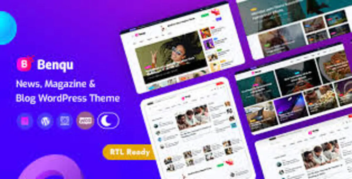 Benqu  – Elementor NewsPaper & Magazine WordPress Themes 1