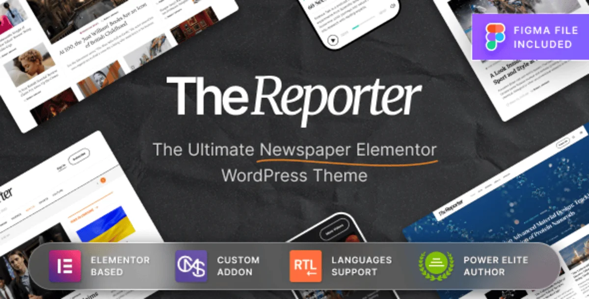 The Reporter - Newspaper Editorial WordPress Theme