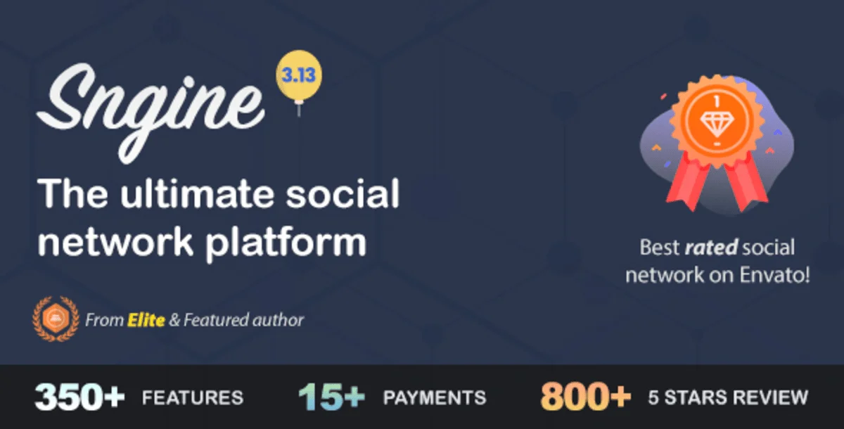 Sngine - The Ultimate PHP Social Network Platform Script