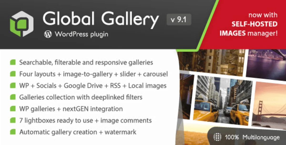 Global Gallery - Responsive Gallery Plugin For WordPress