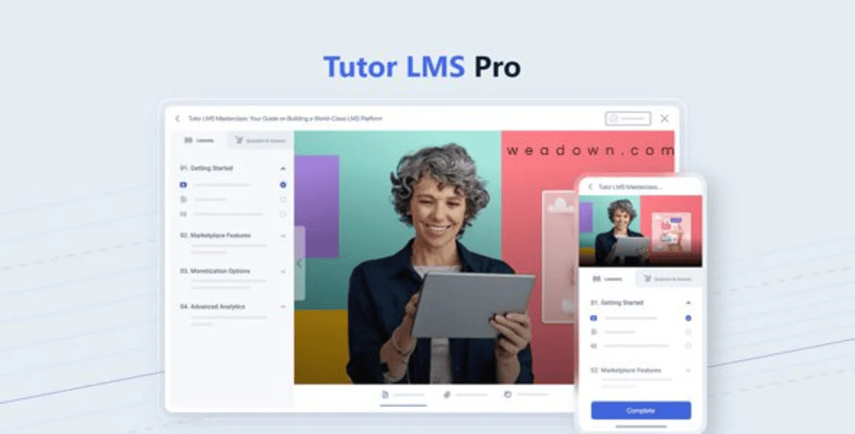 Tutor LMS Pro + Addons – Most Powerful WordPress LMS Plugin