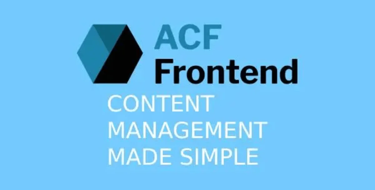 ACF Frontend Form Element Pro
